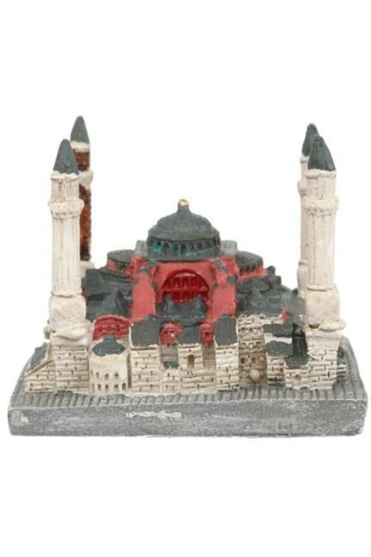 DEKORANLA Mini Ayasofya Cami Figürü, 5x5x5 cm, Polyester Maket