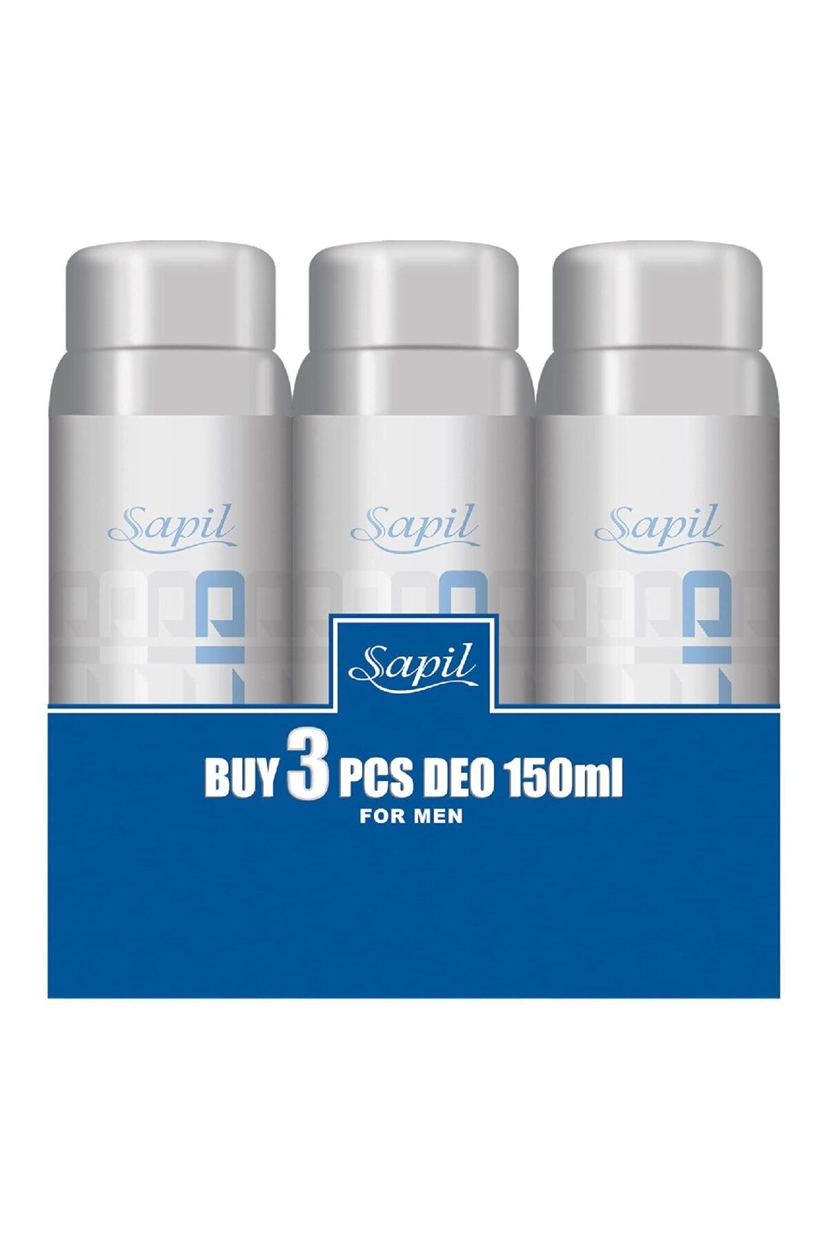 sapil-Perfumed Deodorant Spray For Men Assorted Value Pack 3 x 150 ml 1