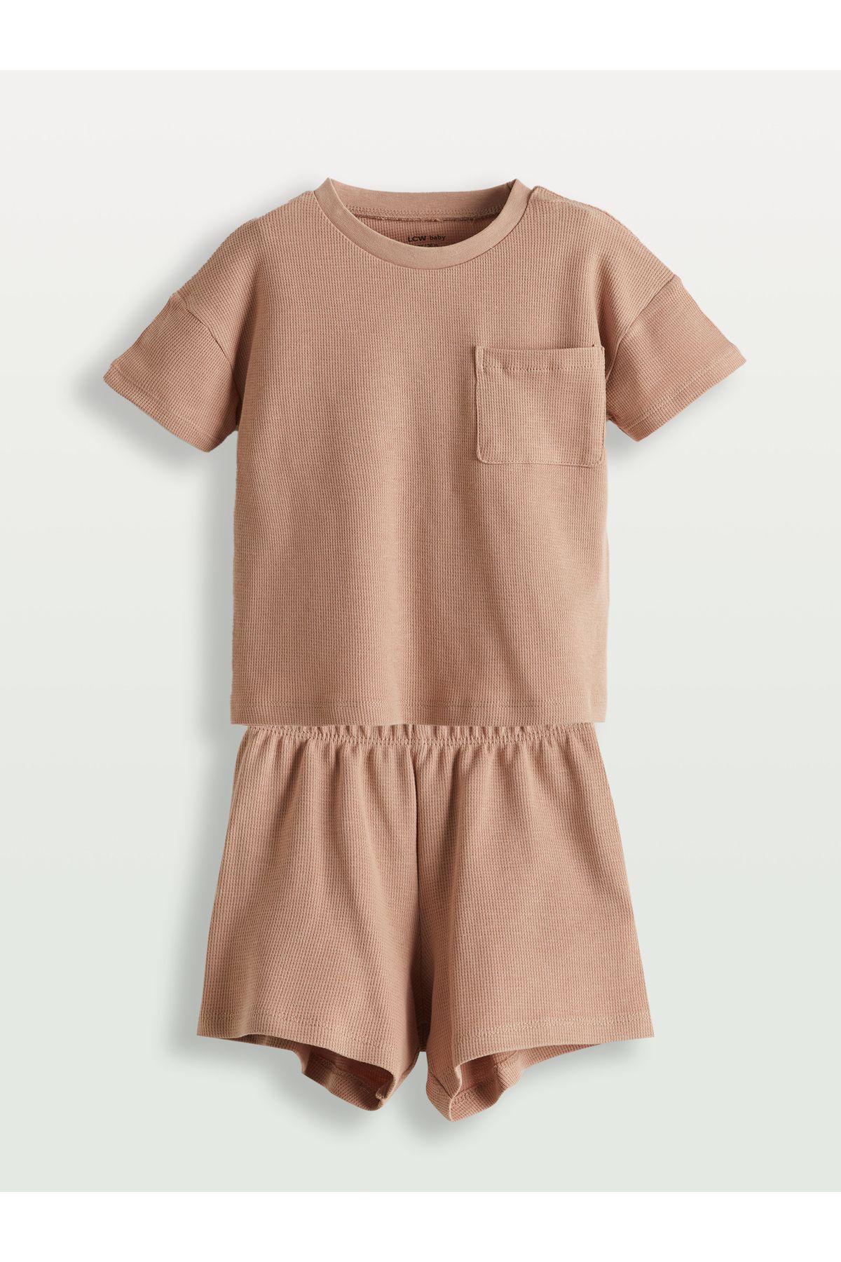 LC Waikiki Pamuklu Erkek Bebek Şortlu Pijama Takım