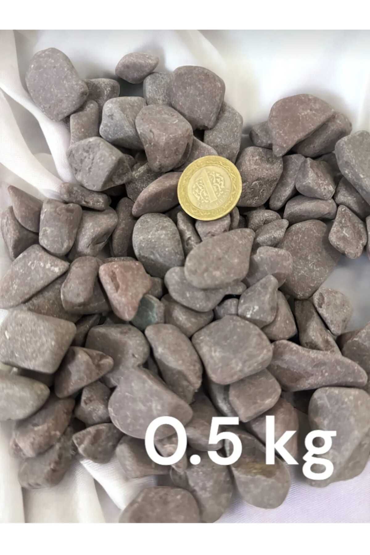 DEKORANLA Siyah şömine taşı, 0.5 kg, şık ve dayanıklı dekoratif taş, eviniz için ideal seçim