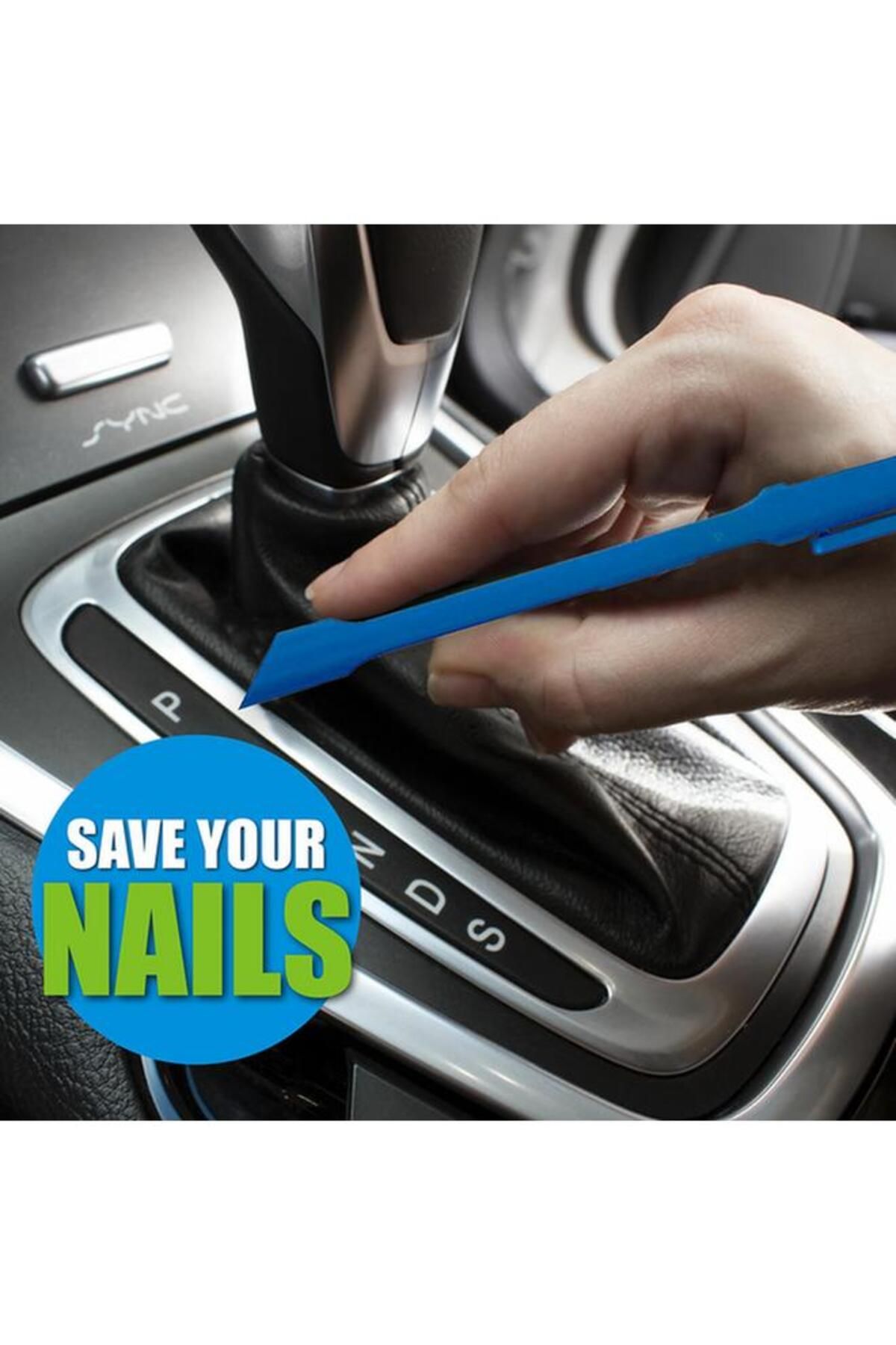 Generic-Scrigit 2-Piece Scratch Free Scraper Tool Blue 4