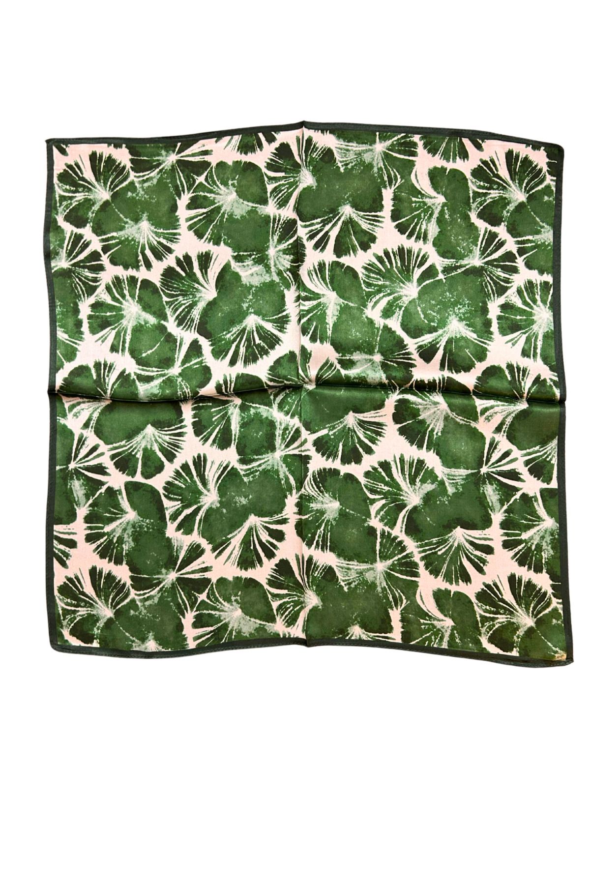 MODA Nûda - Çin İpeği Batik Desen Fular Yeşil