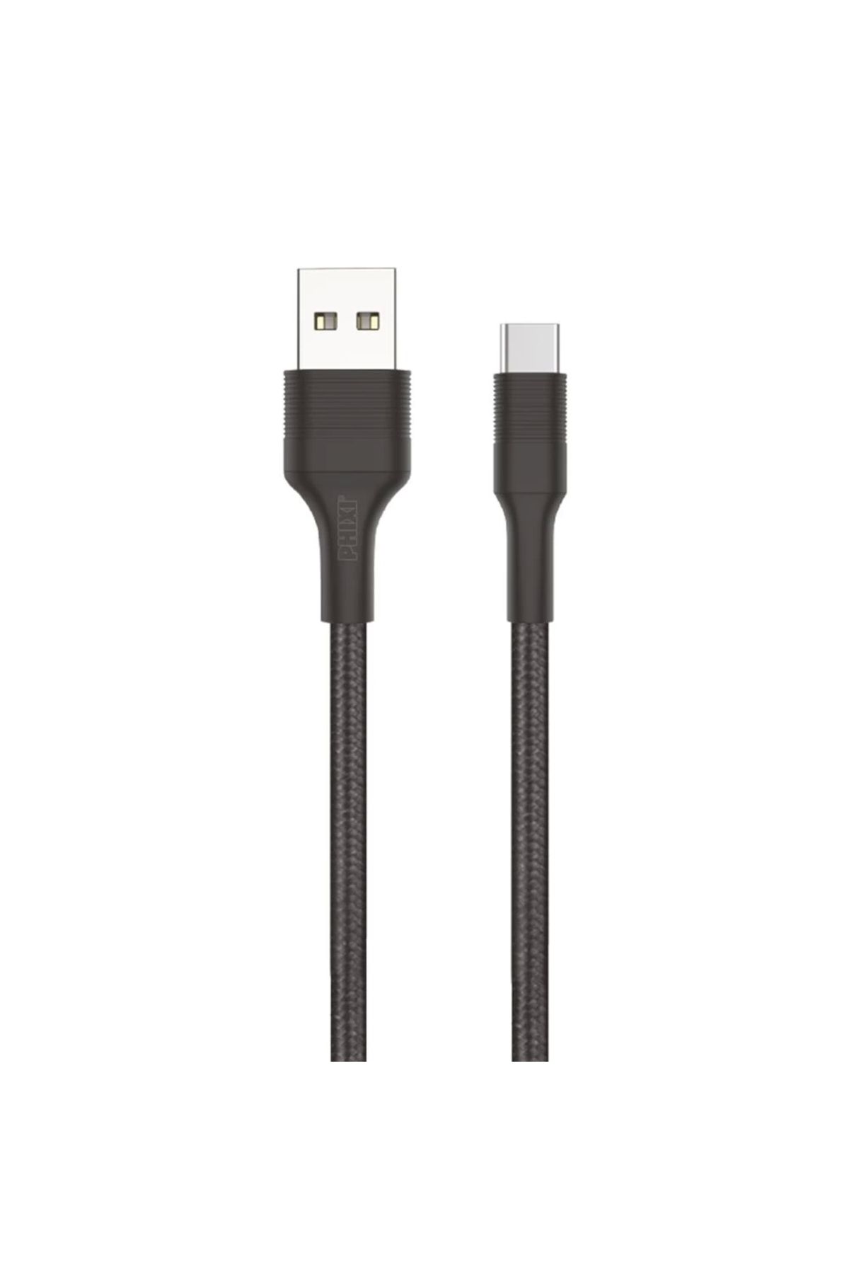 PRATİKOBA Force Cb431t Hasır Örgü Ve Ekstra Güçlendirilmiş Silikon Başlıklı Type-c Usb Hızlı Şarj Ve Data Kabl