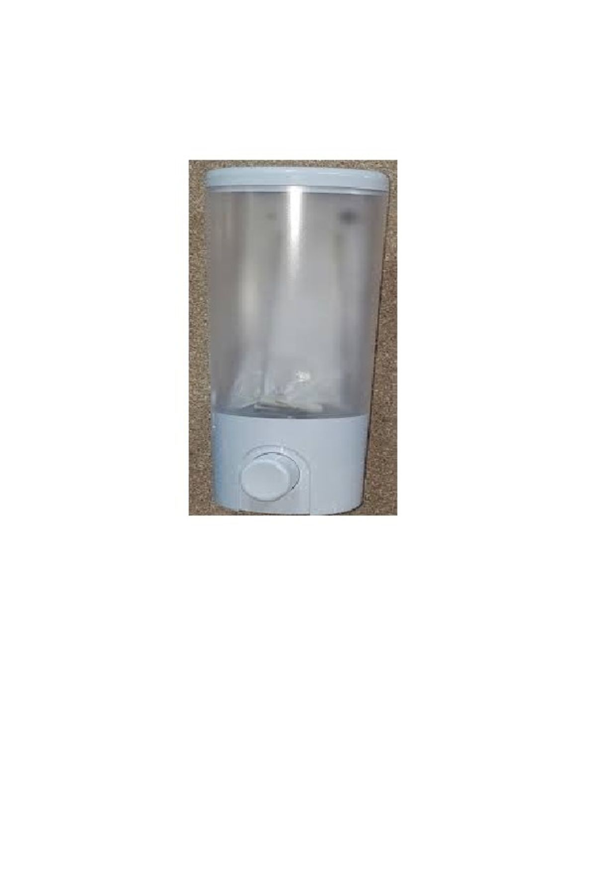 Generic-2-piece soap dispenser and holder for shampoo and soap with a touch 1