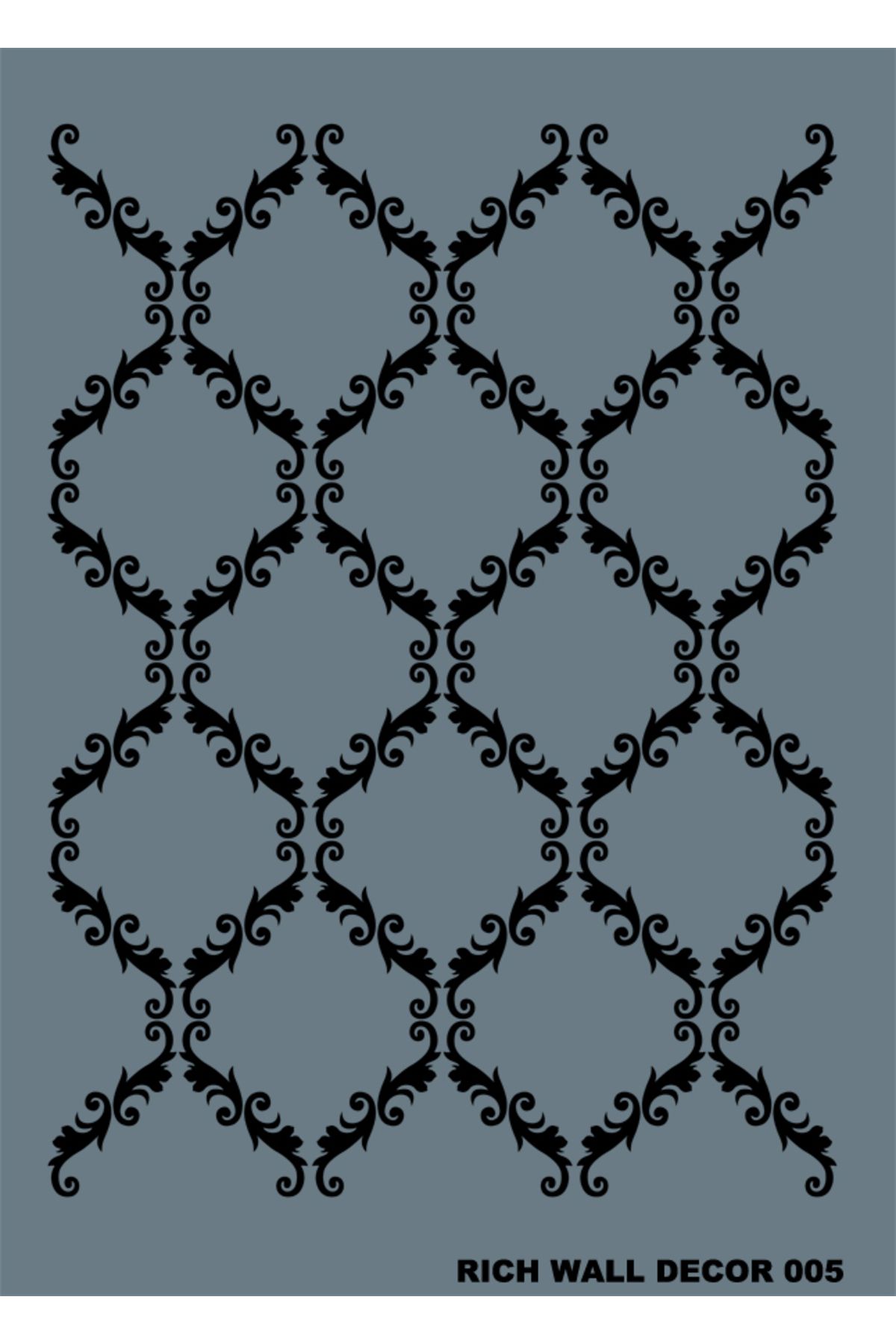 Rich STENCIL WALL DECOR - 005