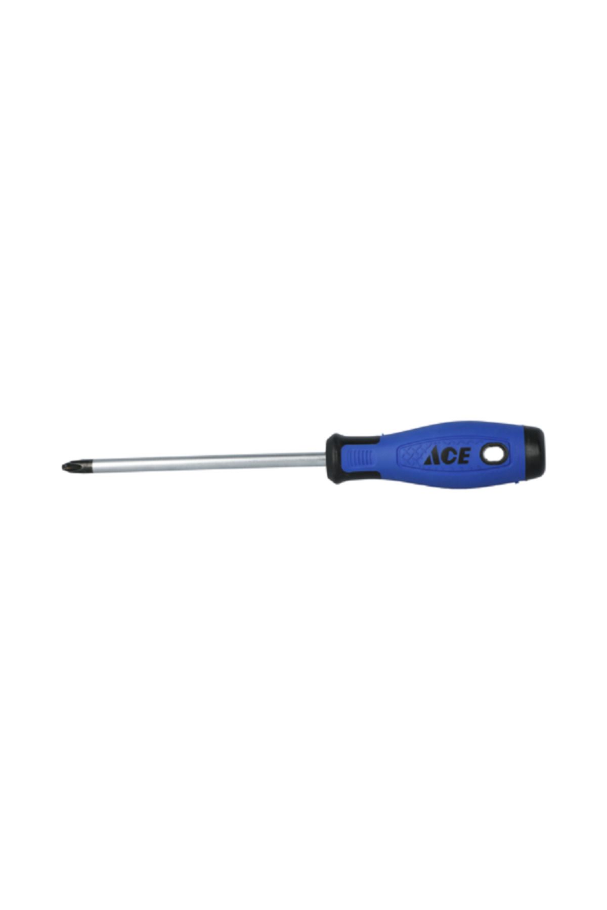 ACE-Cushion Grip Screwdriver Blue and Silver 2