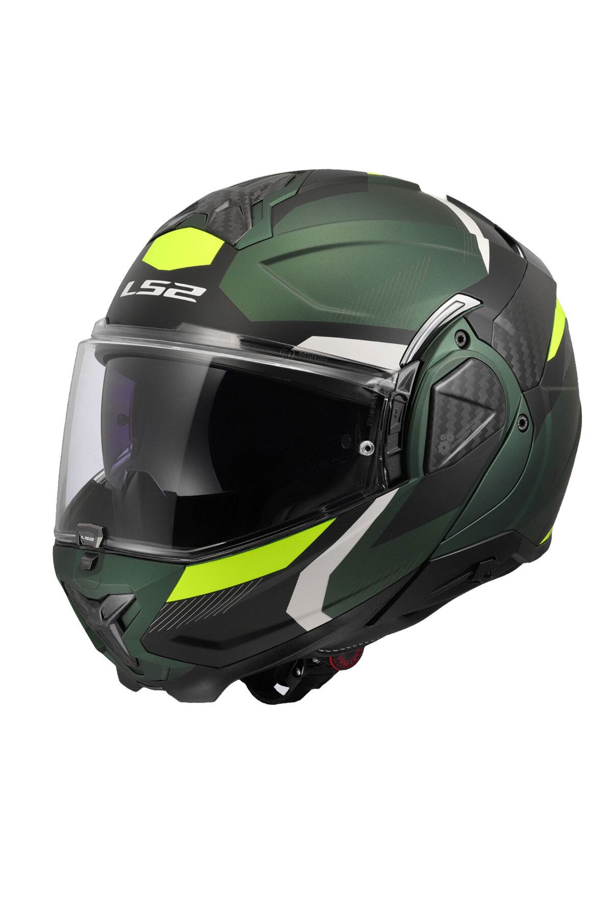 LS2 ADVANT 2 TRIPLE MAT YEŞİL-SİYAH-NEON SARI KASK