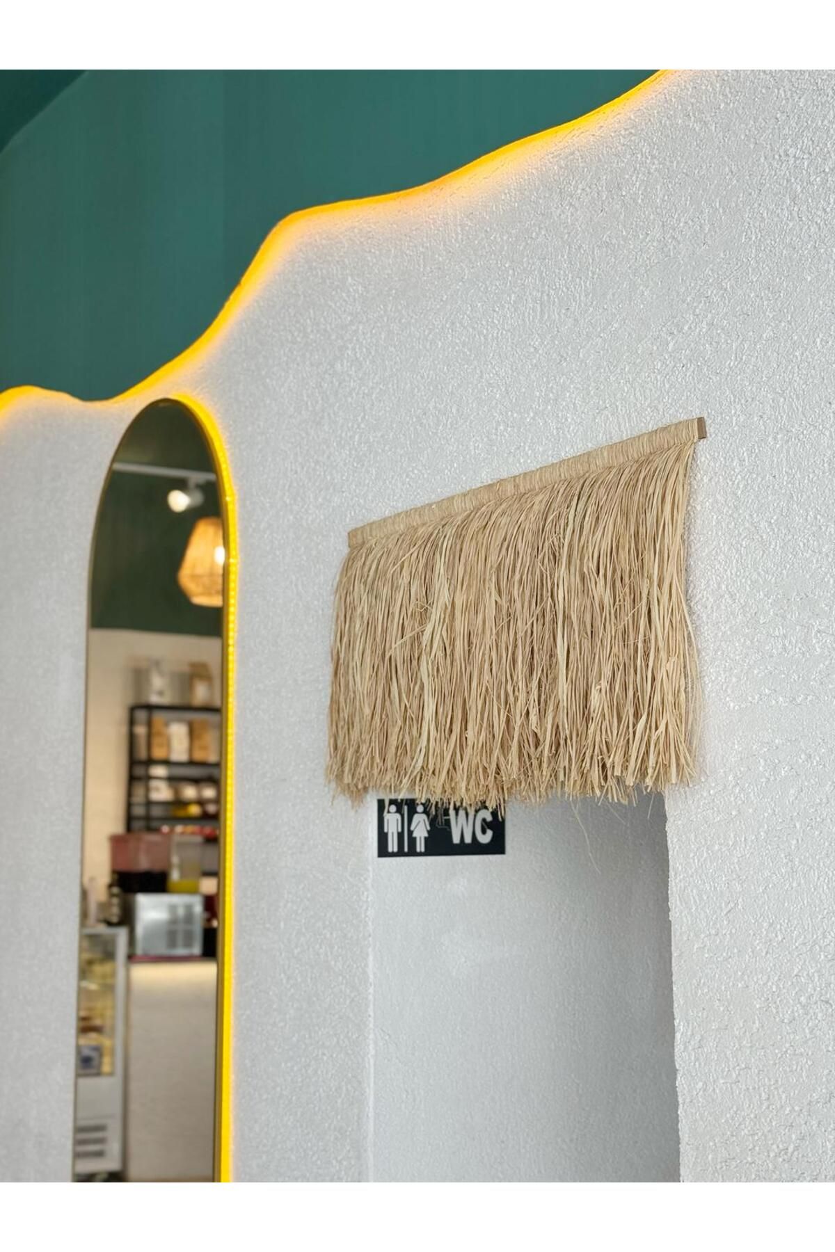 Maison Avf Kapı Üstü Rafya Halat Şerit (100 x 45 cm)
