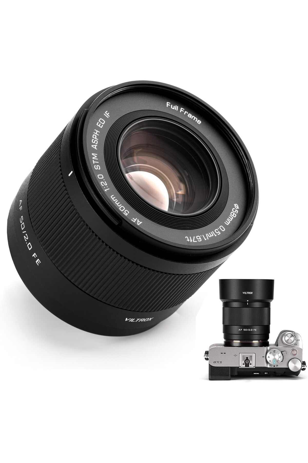 VILTROX AF 50mm F2.0 Air Full-Frame Lens / Sony Uyumlu
