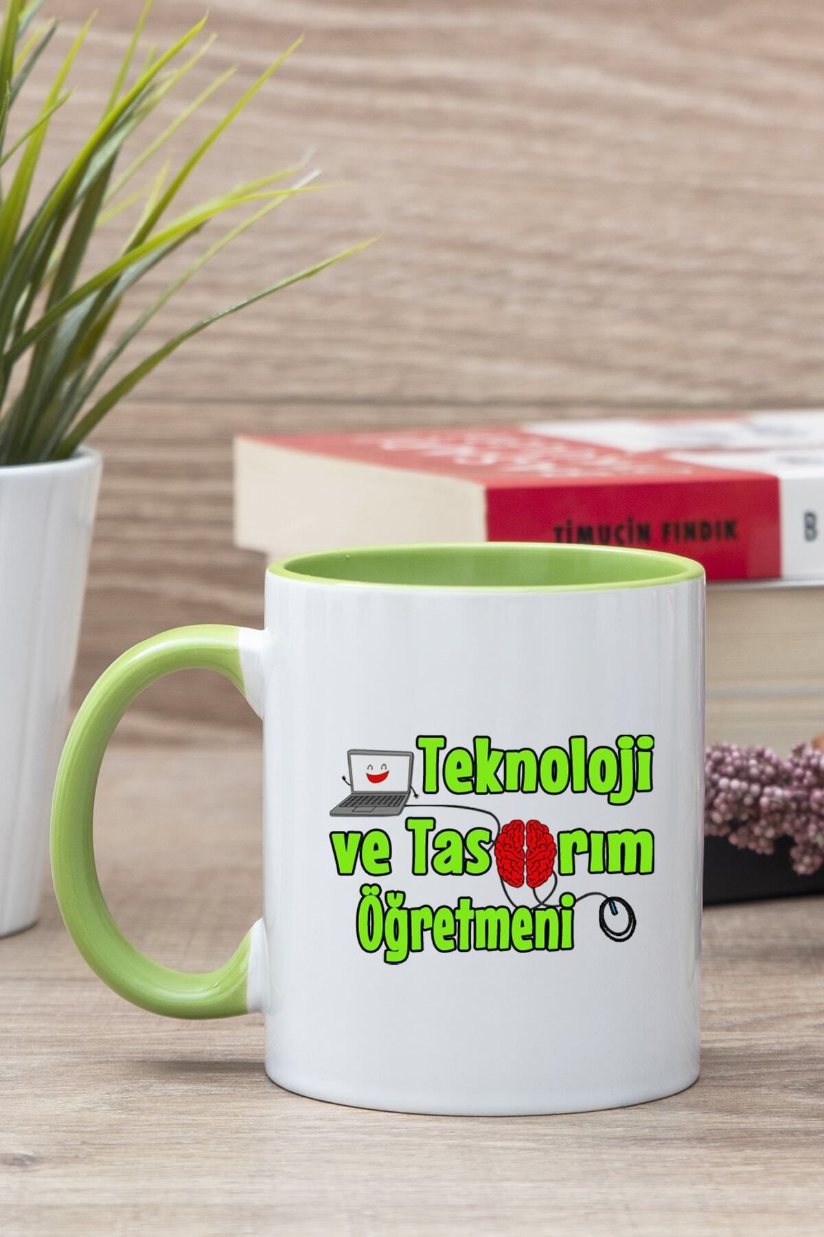 DEKORANLA Yeşil Teknoloji ve Tasarım Öğretmeni Baskılı Sıcak İçecek Bardak