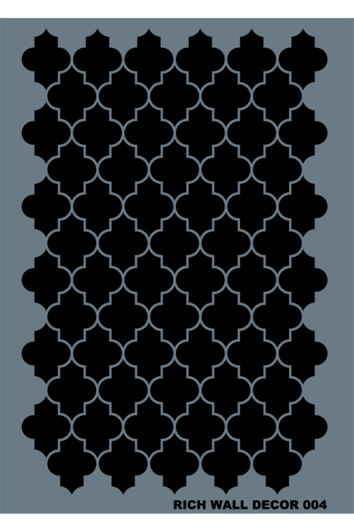 Rich STENCIL WALL DECOR SERİ - 004