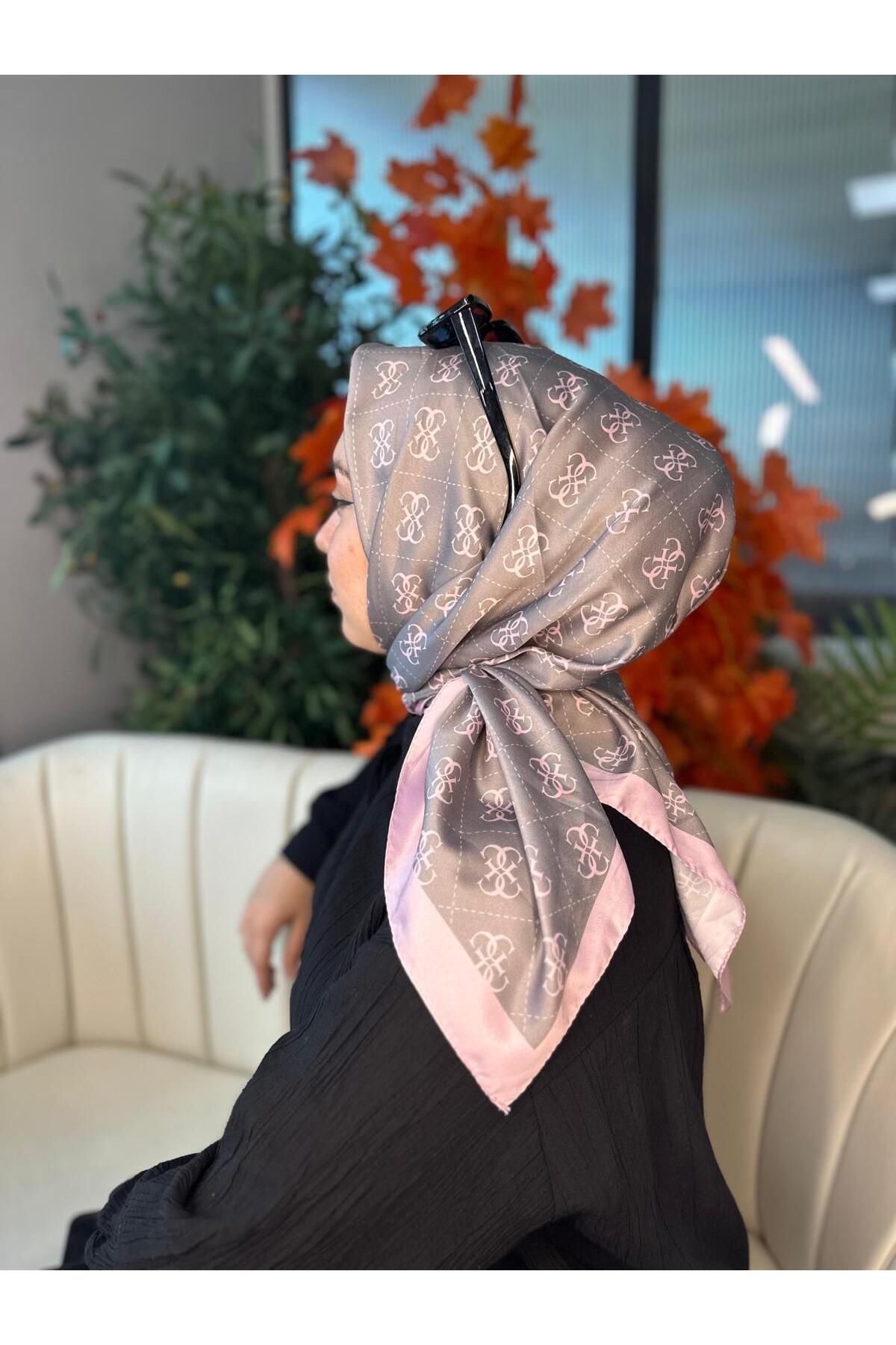 Oxygen Scarfs Desenli Vual İpek Eşarp-6204527