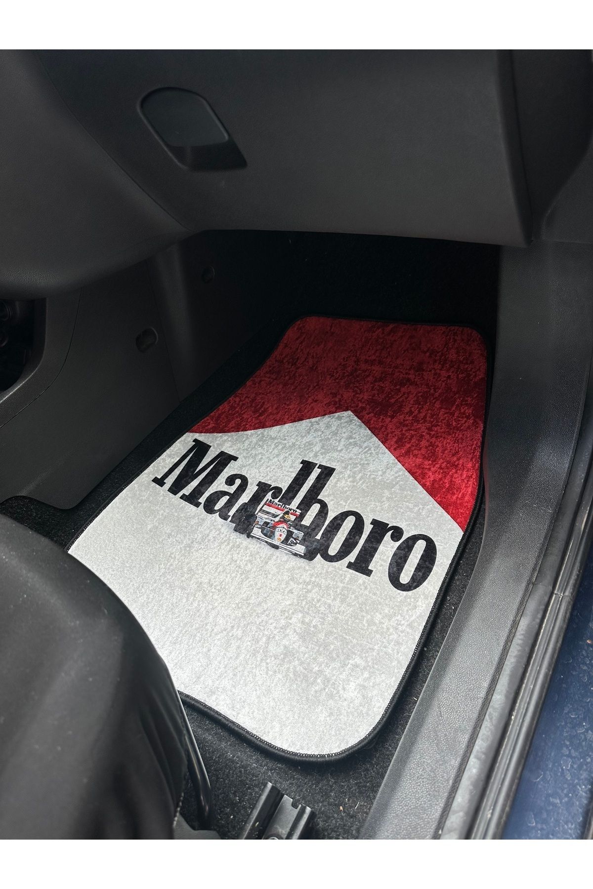 adagarage Marlbaro Desenli Oto Paspas Oto Halı Paspas