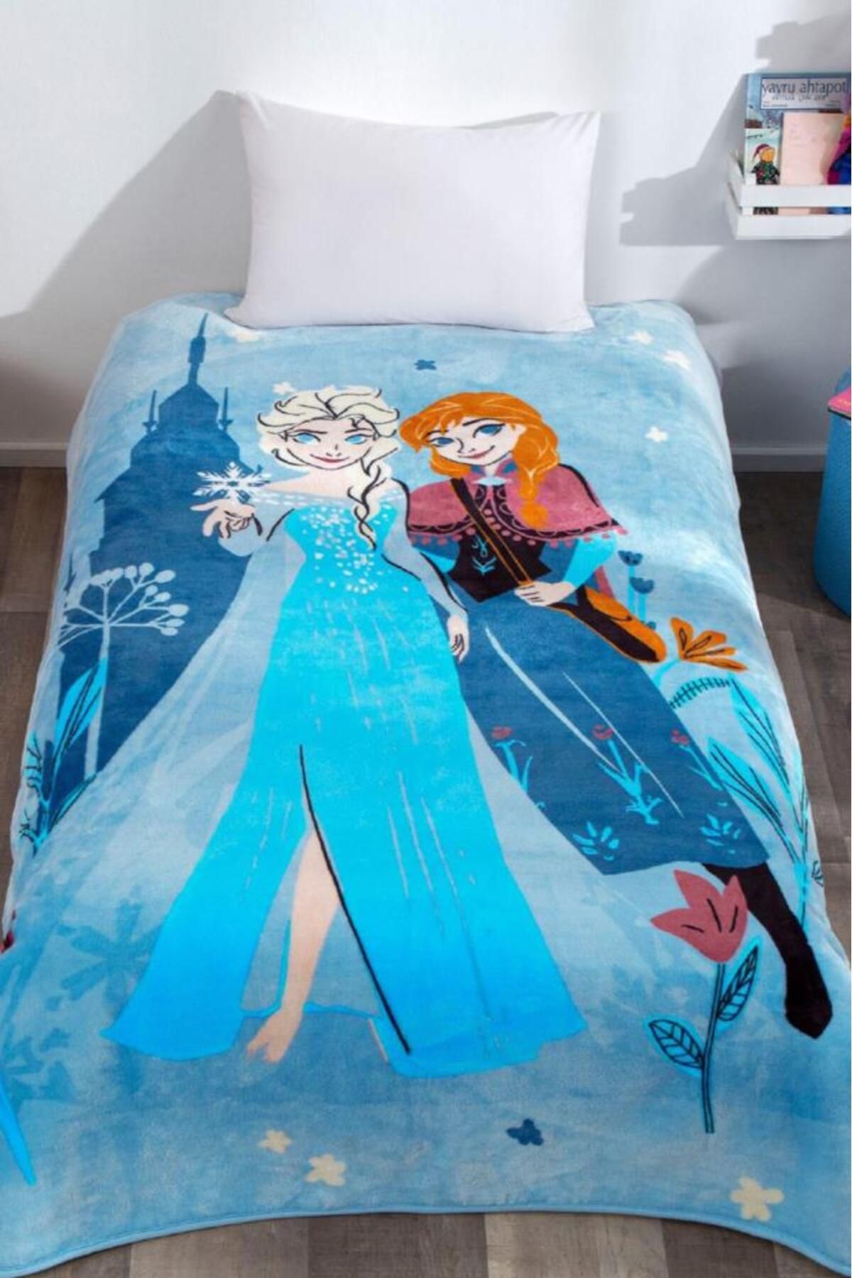Kristal Frozen Lisanslı Tek Kişilik Battaniye