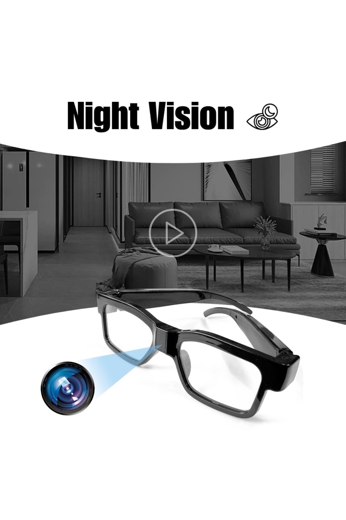 iUni-Ochelari cu cameră mini iUni G7, Full HD, vedere nocturnă, suport pentru card MicroSD 4