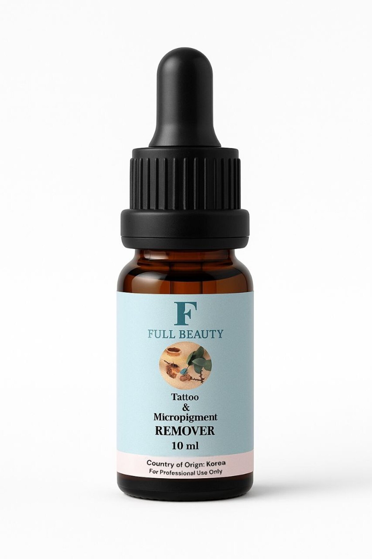 Full Beauty Tattoo Remover 10 ml (40 Kullanım) Dövme Silici Kalıcı Makyaj Silici Temizleyici Solüsyon
