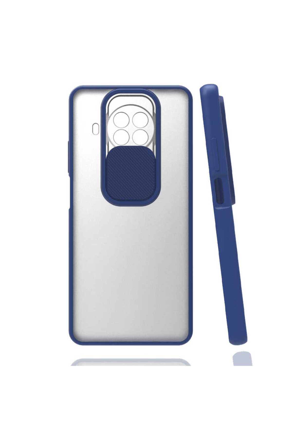 halkhouse Xiaomi Redmi Note 9 Pro 5G Kılıf Kamera Korumalı Sürgülü Renkli Sert Esnek Silikon Lensi Kapak