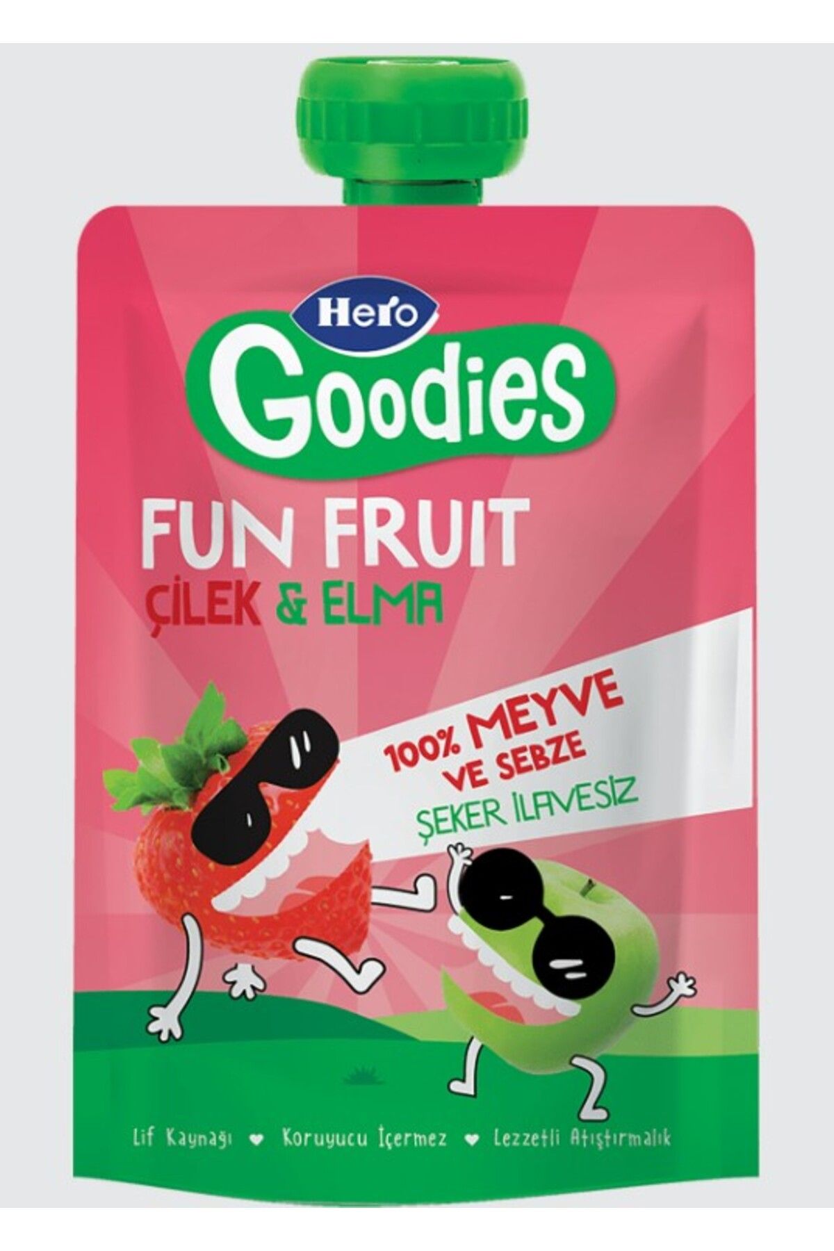 NW NessiWorld Nessiworld Hero Goodies Çilek Elma Havuç 100 Gr