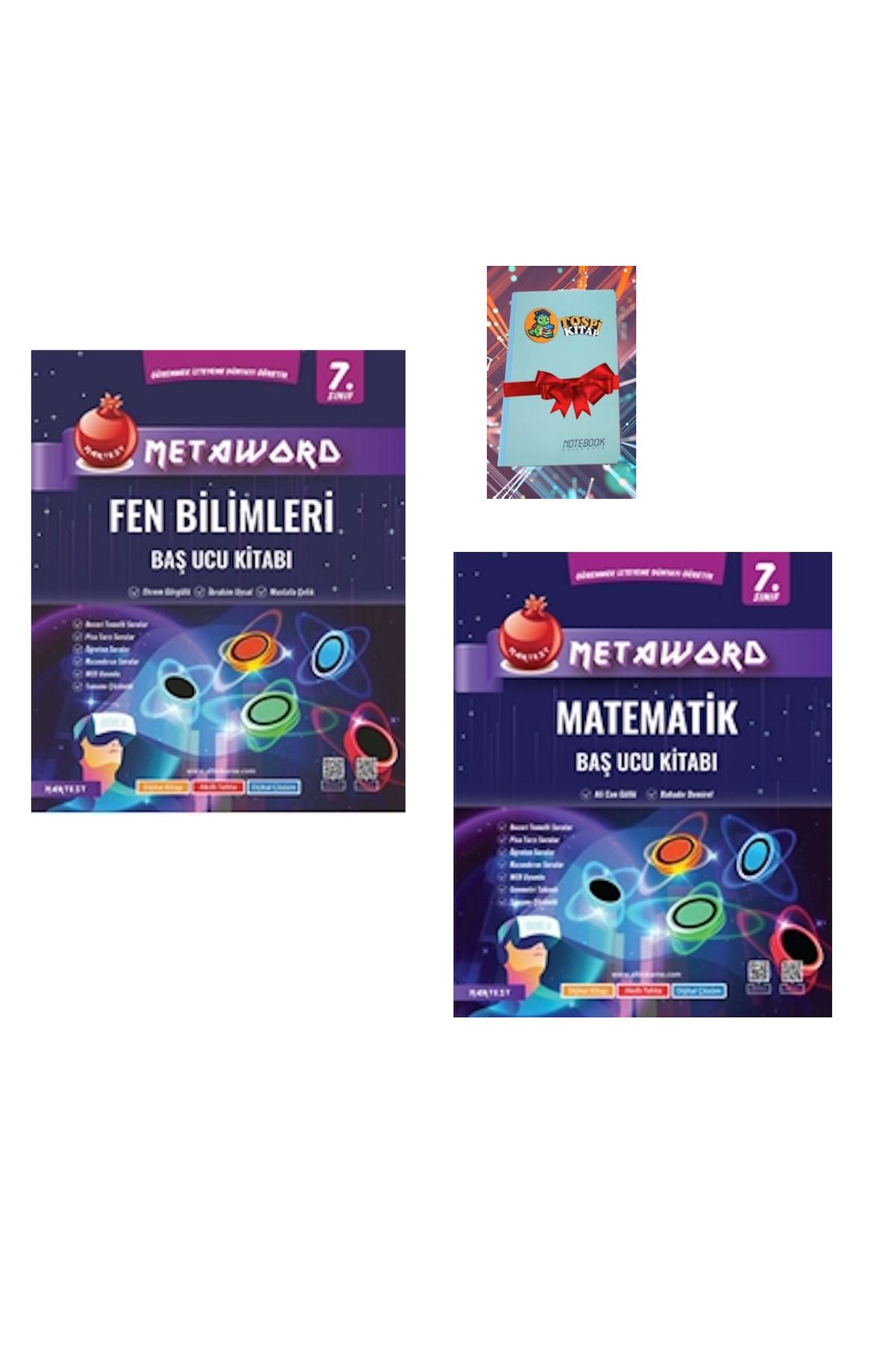 Nartest Yayınları 7. Sınıf Metaword FEN BİLİMLERİ + MATEMATİK ( NOT DEFTERİ HEDİYE)