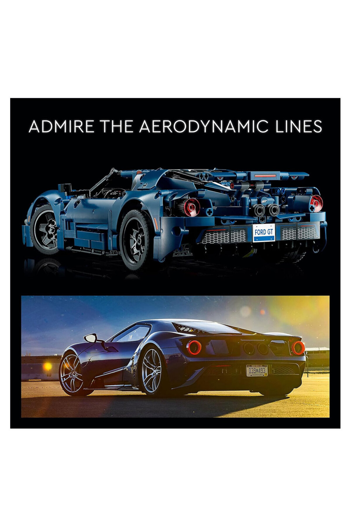 LEGO-Technic 2022 Ford GT 42154 - Συλλεκτικό κιτ 1466 τεμαχίων για ενήλικες 6