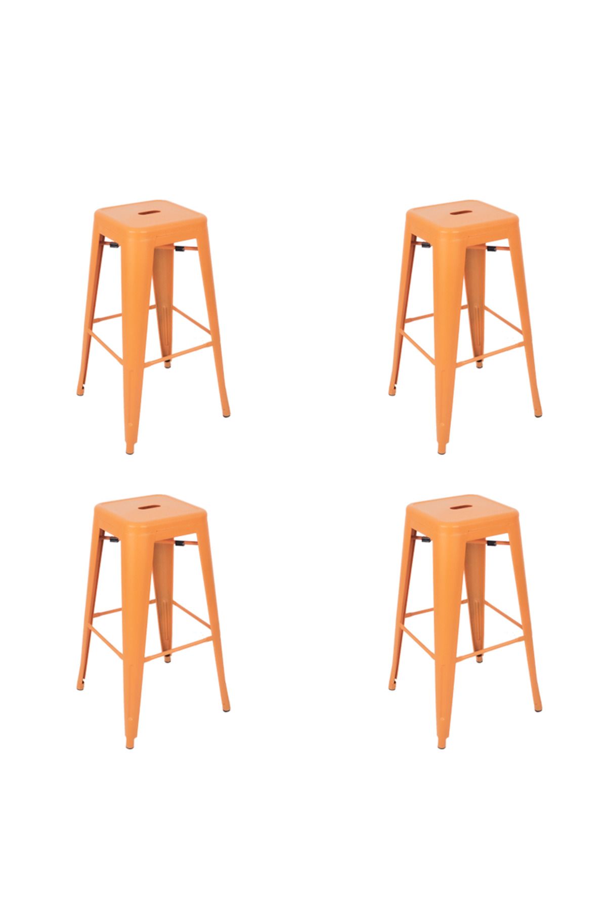 ChairLife Tolix Metal Bar Tabure (4 Adet)