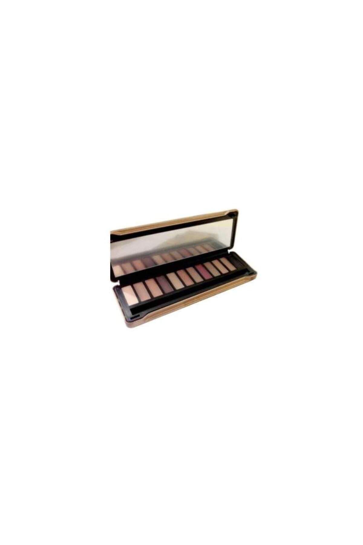 SIKS-® eyeshadow palette N4 with 12 shades, kit with mirror, nude 3