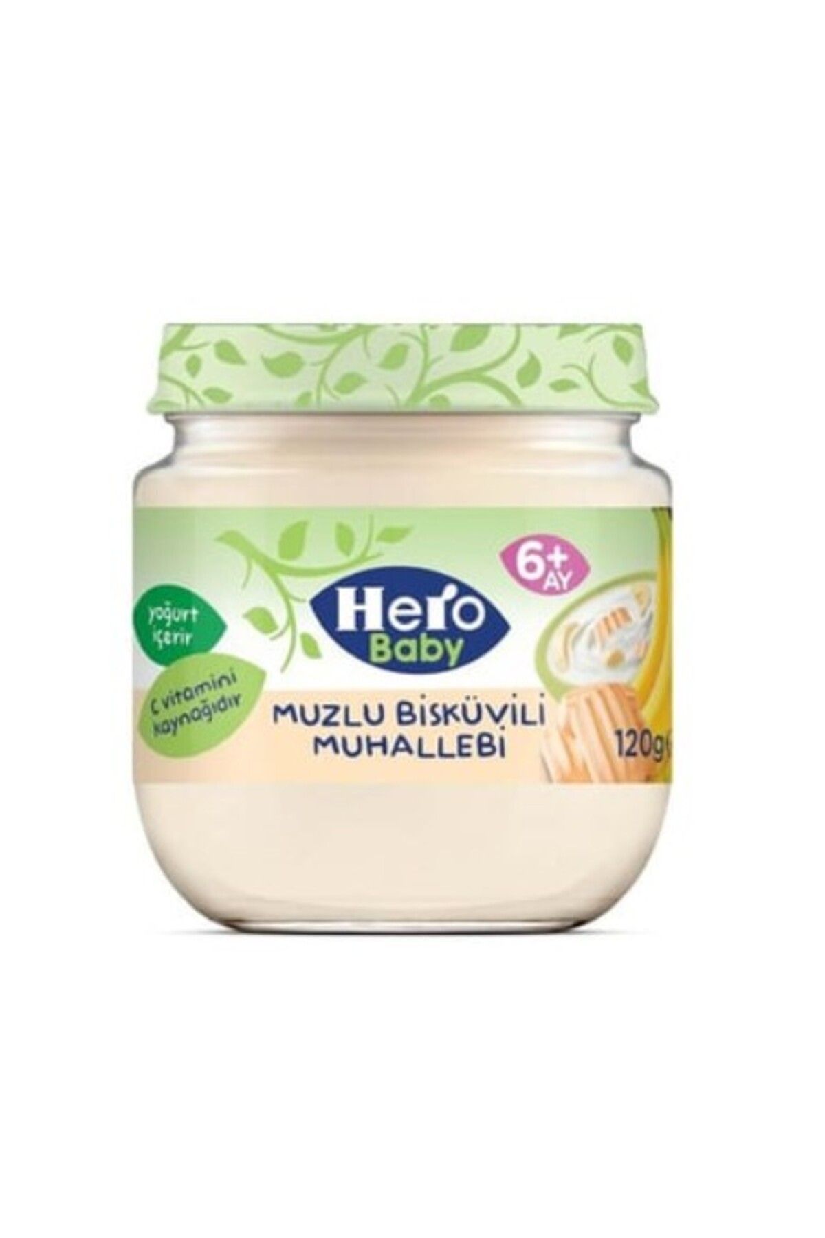 NW NessiWorld Nessiworld Hero Baby Muzlu Bisküvili Muhallebi Kavanoz Mama 120 Gr