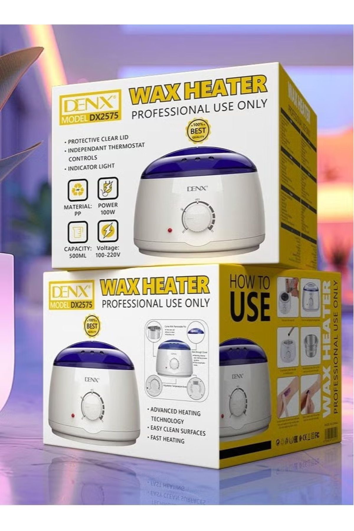 Denx-500ml Waxing Machine, Denx 100W 500ml Hair Removal Device DX2575 3