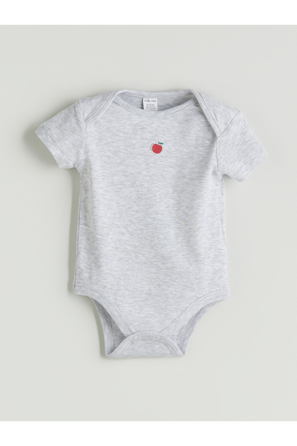 LC Waikiki Baskılı Erkek Bebek Çıtçıtlı Bodysuit