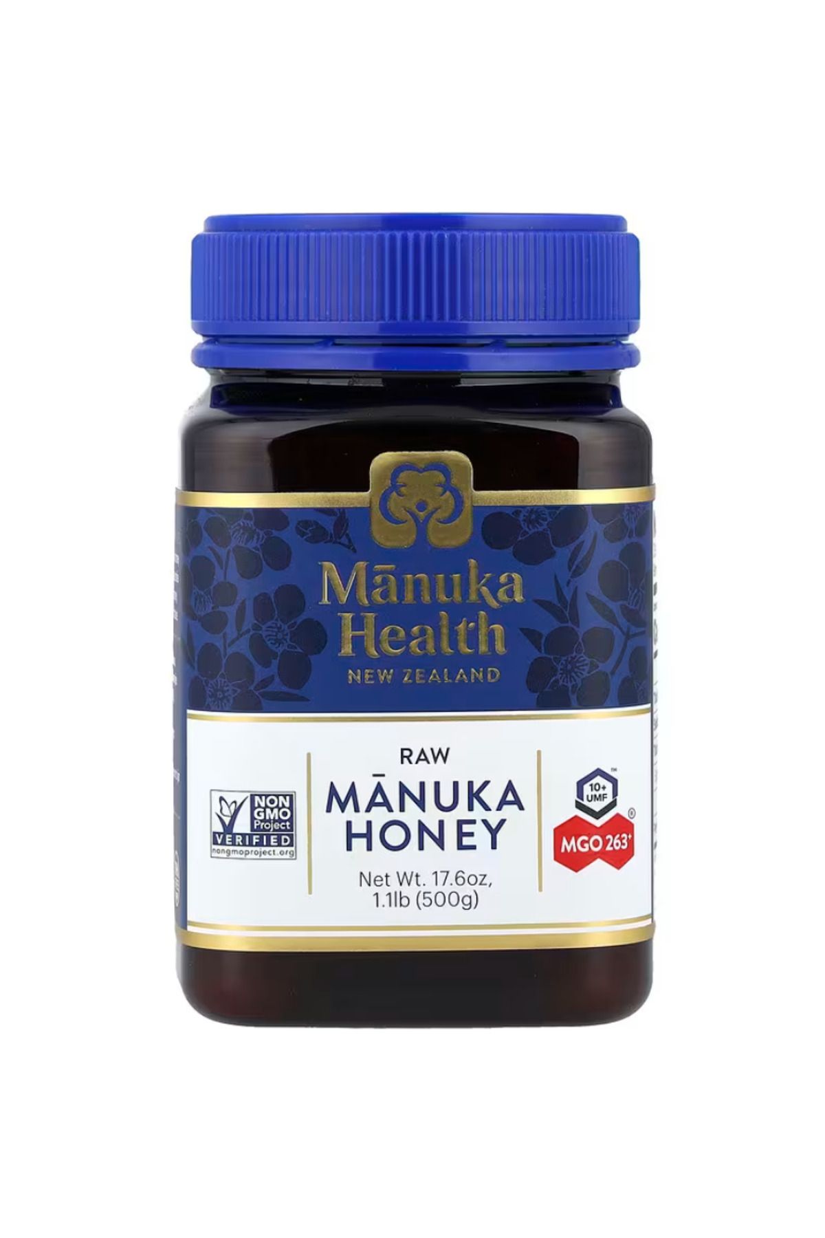 Manuka Health , Raw Manuka Honey, UMF 10+, MGO 263+, 17.6 oz (500 g)