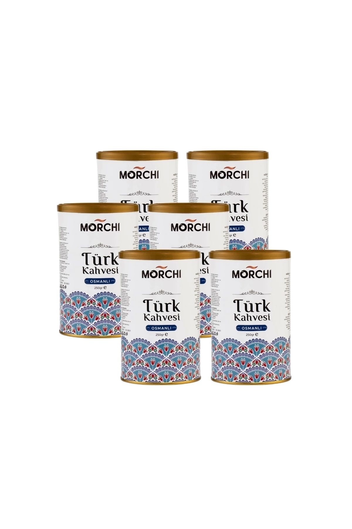 MORCHI Osmanlı Turk Kahvesi 250 gr Teneke 6 Adet
