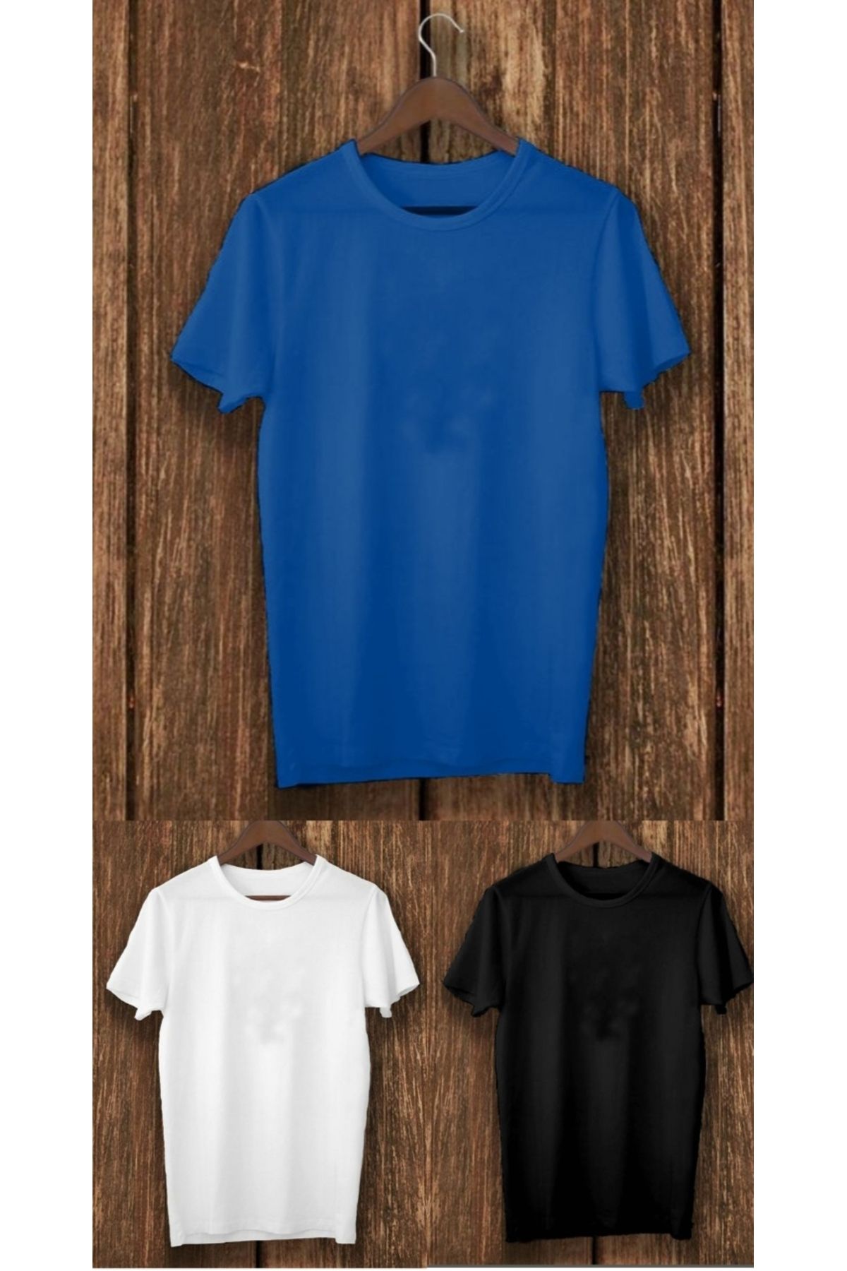 JustBS Kadın Yazlık 3'Lü T-Shirt