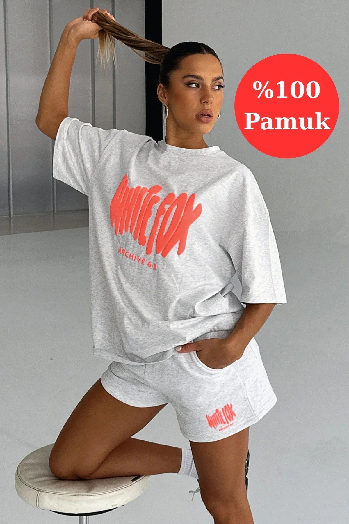 The Champ Clothing Kadın WF Baskılı %100 Pamuk Tişört