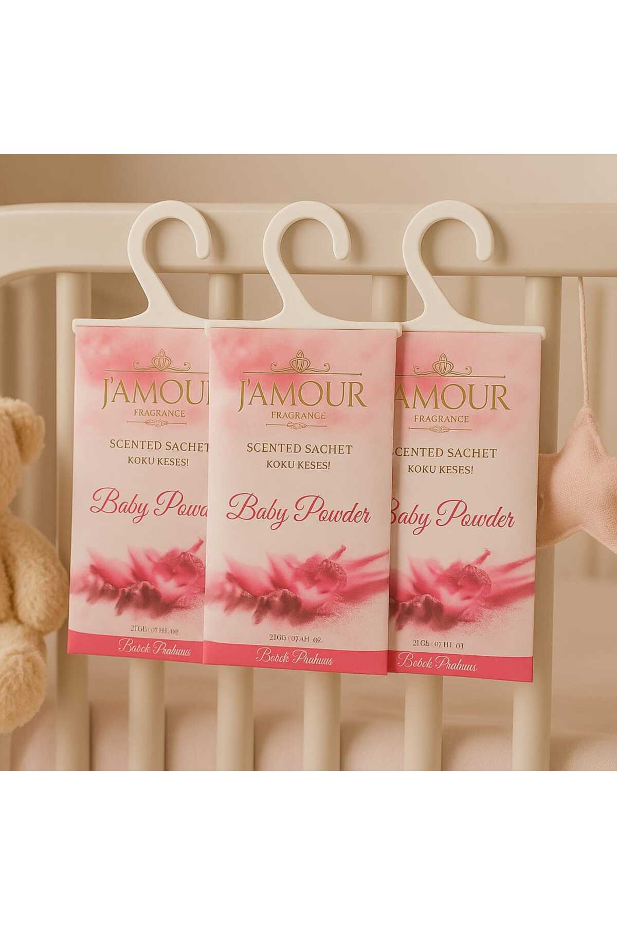 J'AMOUR EAU DE PARFUME Baby Powder (Bebek Pudrası) Kokulu Askılı Dolap ve Çekmece Kokusu fotoğrafı 2 (önizleme)