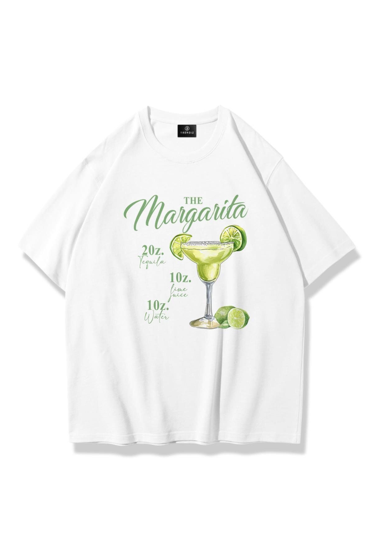 Machetta Unisex Margarita Baskılı Tshirt