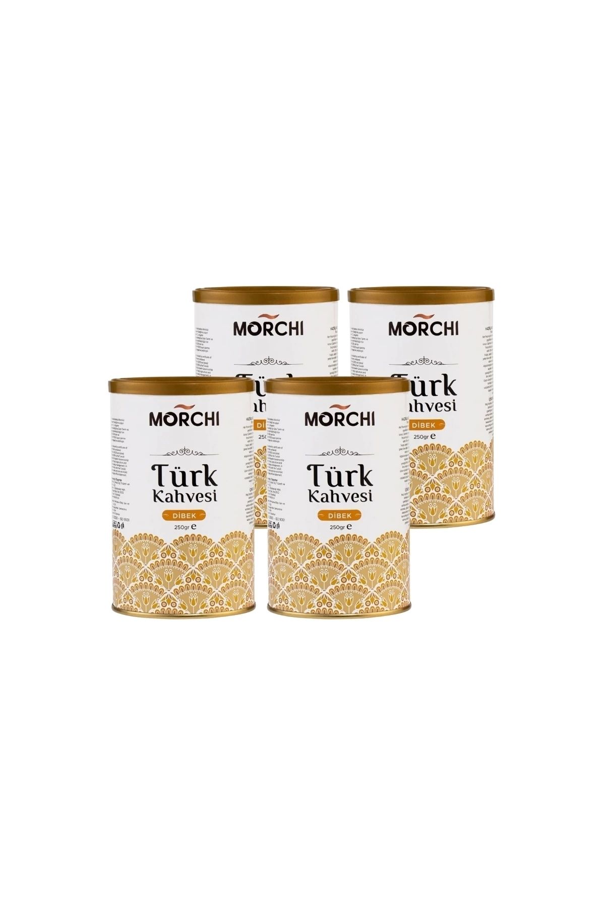 MORCHI Dibek Turk Kahvesi 250 gr Teneke 4 Adet