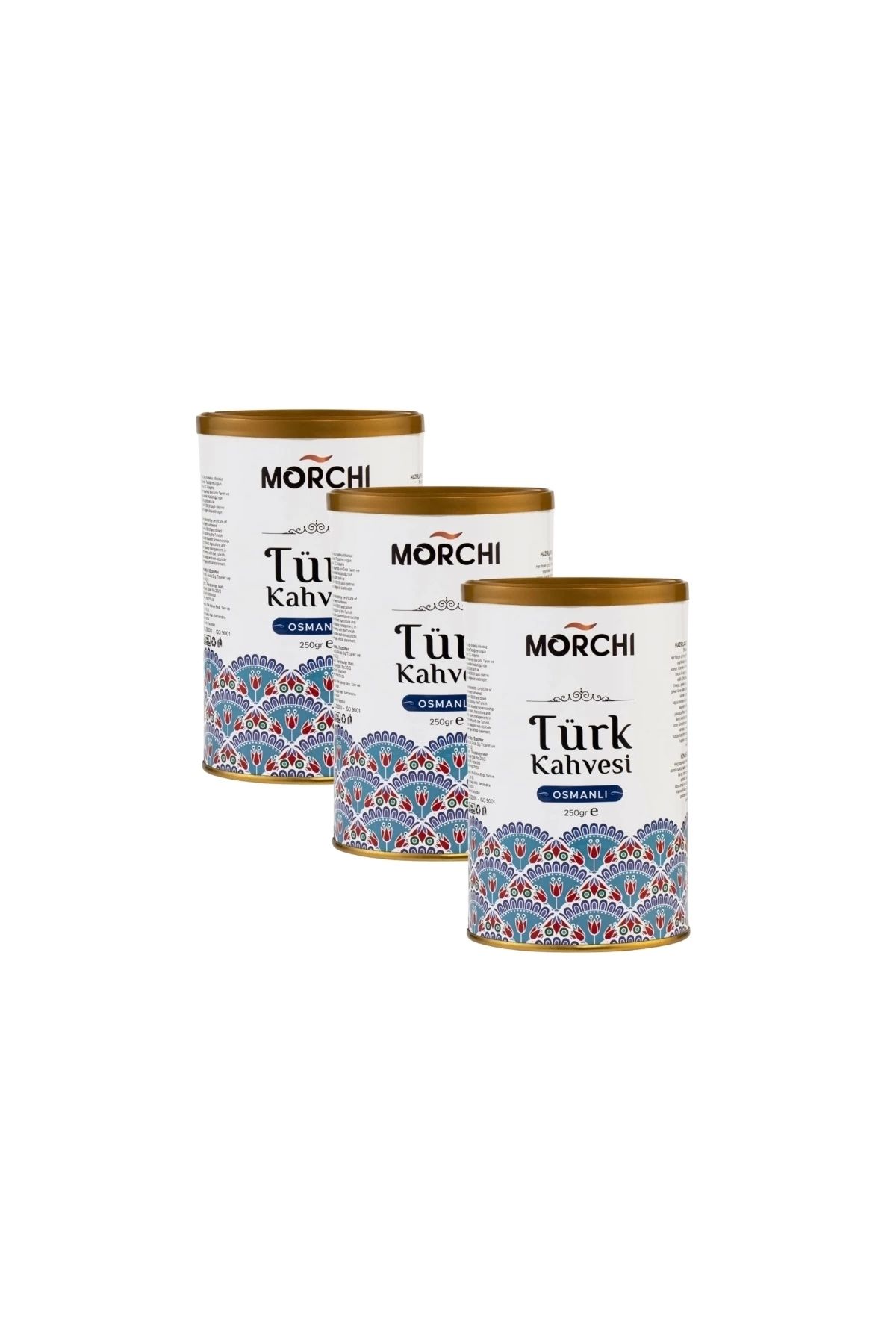 MORCHI Osmanlı Turk Kahvesi 250 gr Teneke 3 Adet
