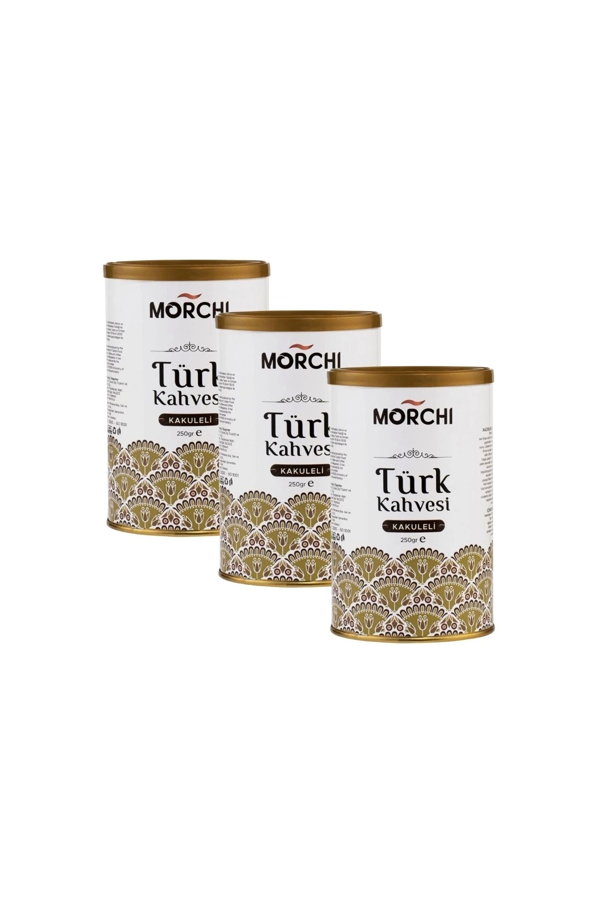 MORCHI Kakuleli Turk Kahvesi 250 gr Teneke 3 Adet