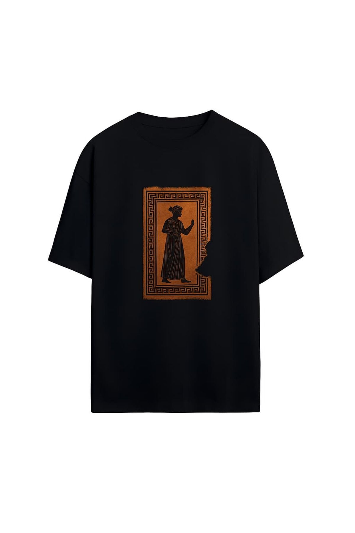 MAGORS GraffTee Unisex %100 Organik Pamuk Relaxed Fit Yuvarlak Yakalı Baskılı T-shirt