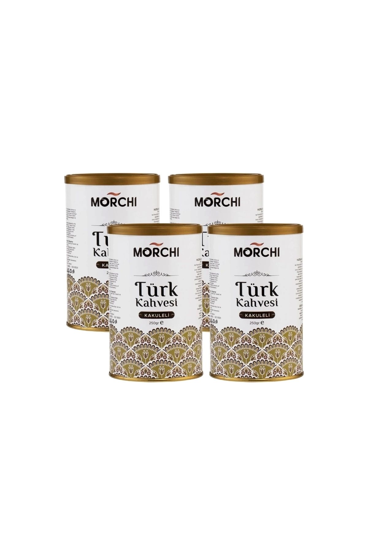 MORCHI Kakuleli Turk Kahvesi 250 gr Teneke 4 Adet