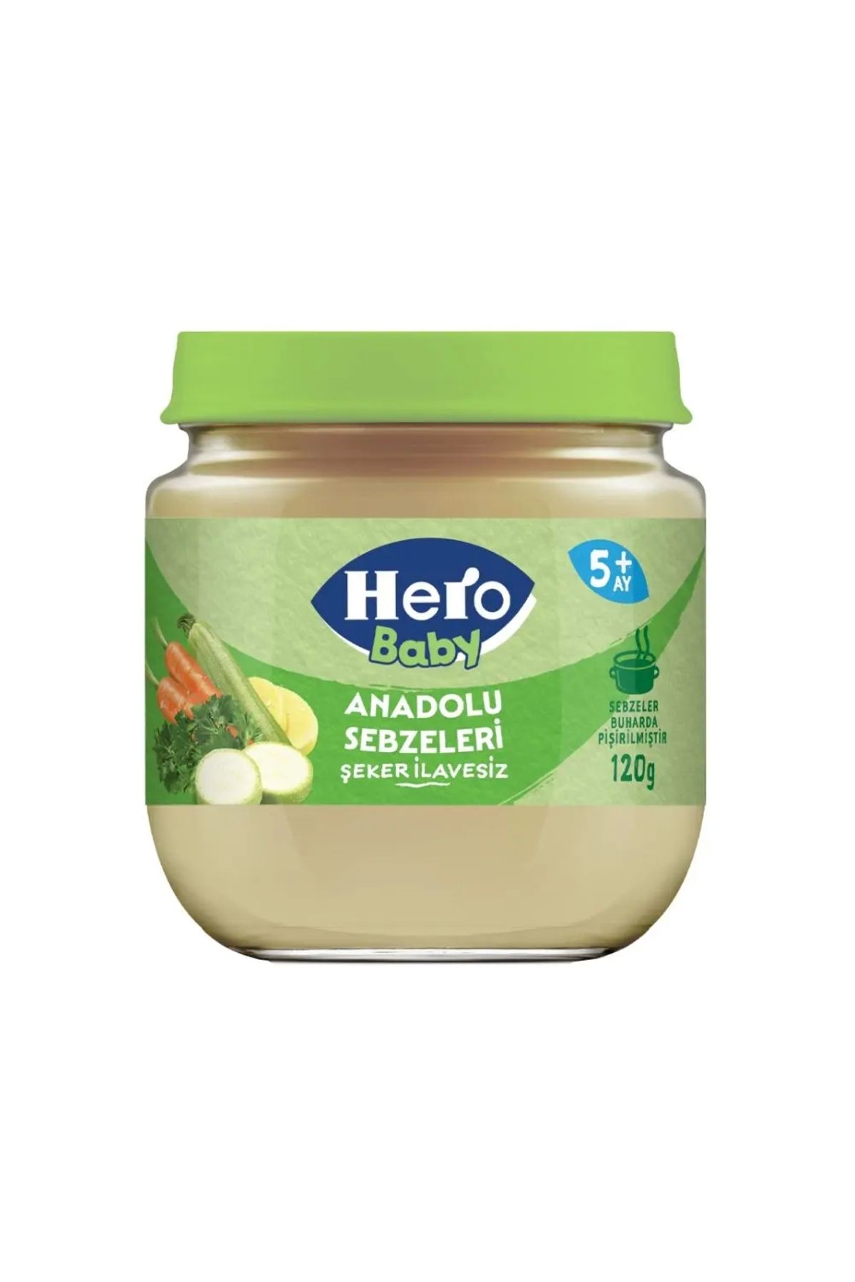 Eng Nessiworld Hero Baby Organik Muz Armut Tahıllı Kavanoz Mama 120 Gr