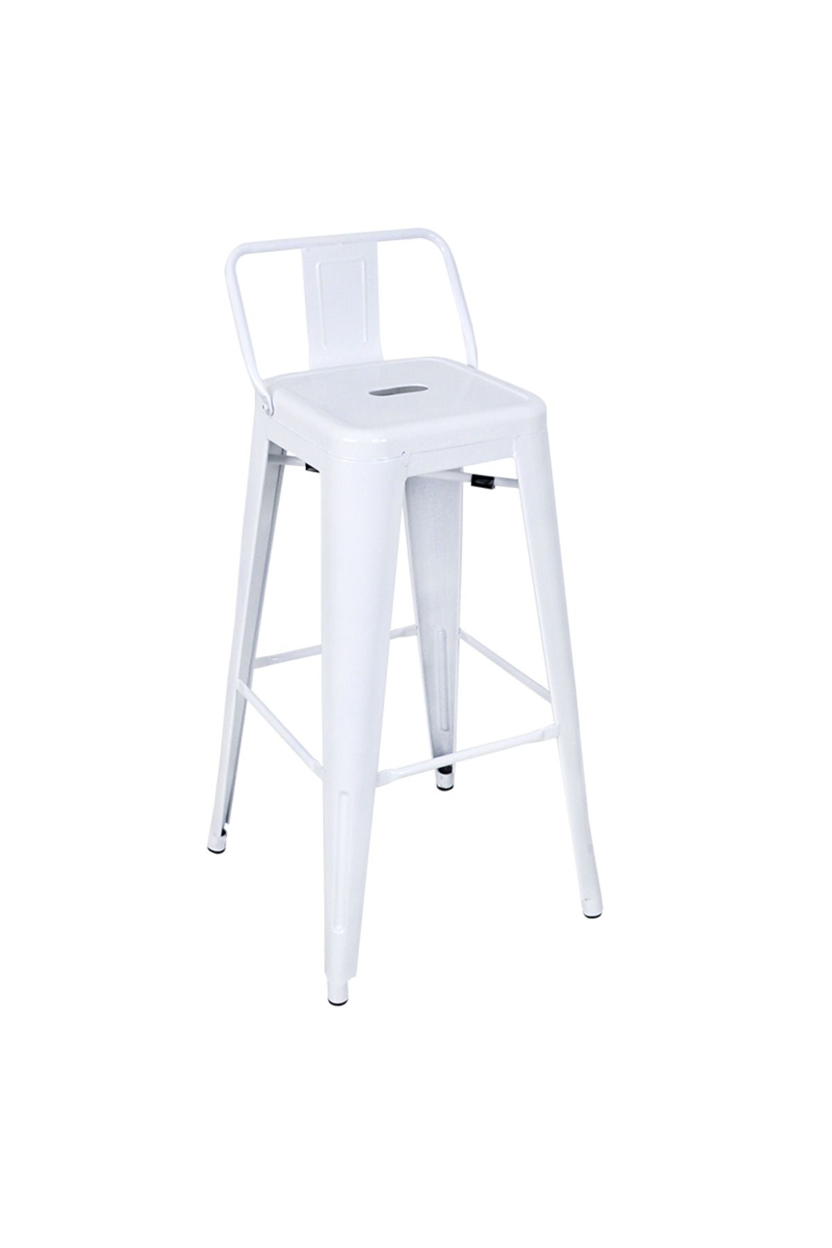 ChairLife Tolix Sırtlı Metal Bar Tabure