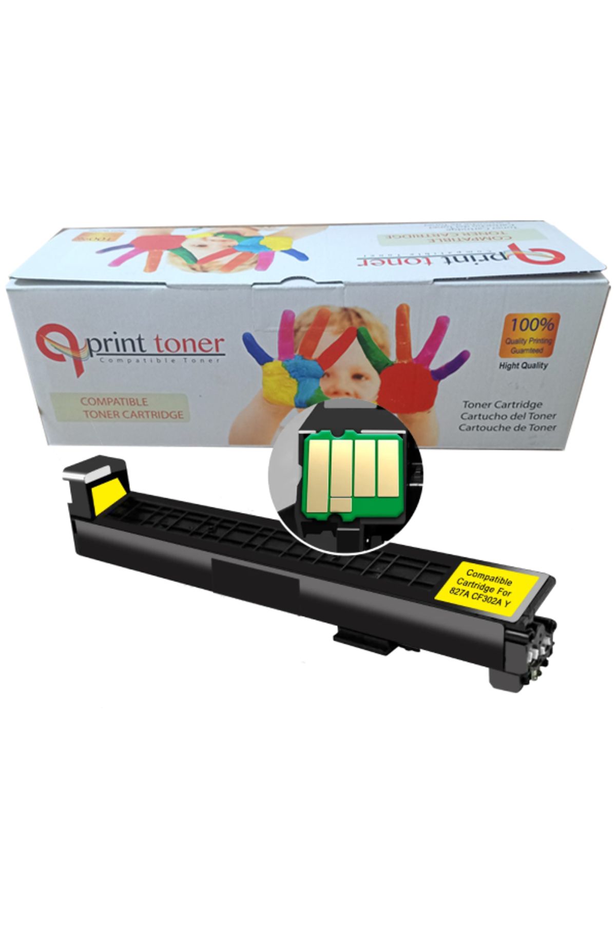 QPRİNT TONER COMPATİBLE TONER QPRİNT TONER HP 827A CF302A SARI MUADİL TONER M880z A2W75A A2W76A