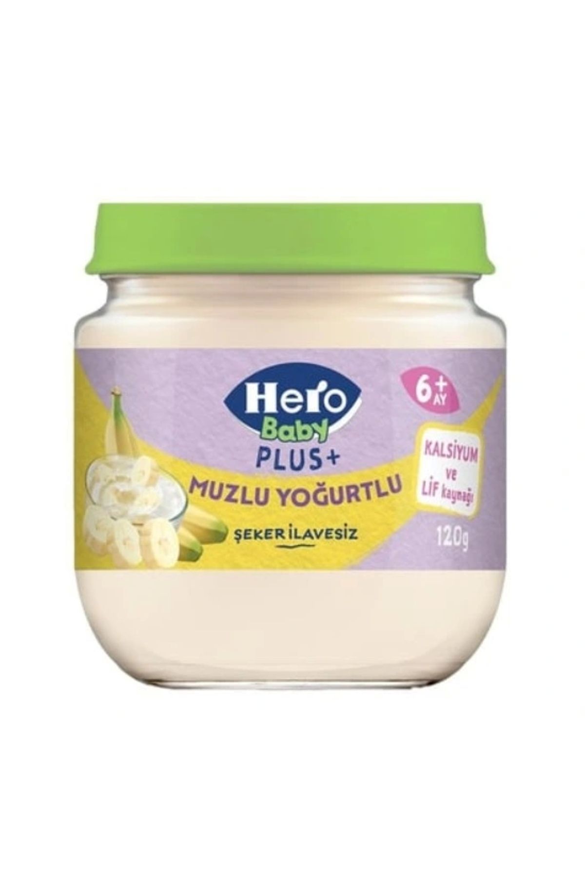 Eng Nessiworld Hero Baby Plus Muzlu Yoğurtlu Kavanoz Mama 120 Gr