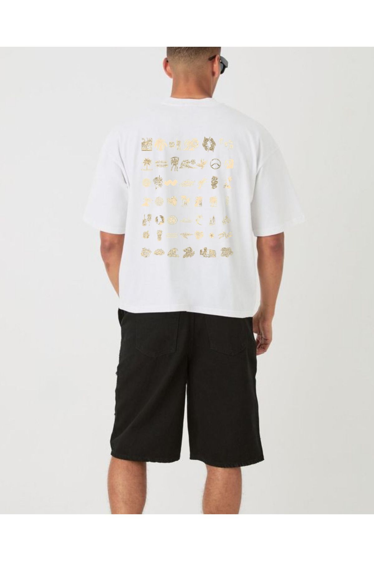 DAĞ TEKSTİL BOHEME tarz T-shirt