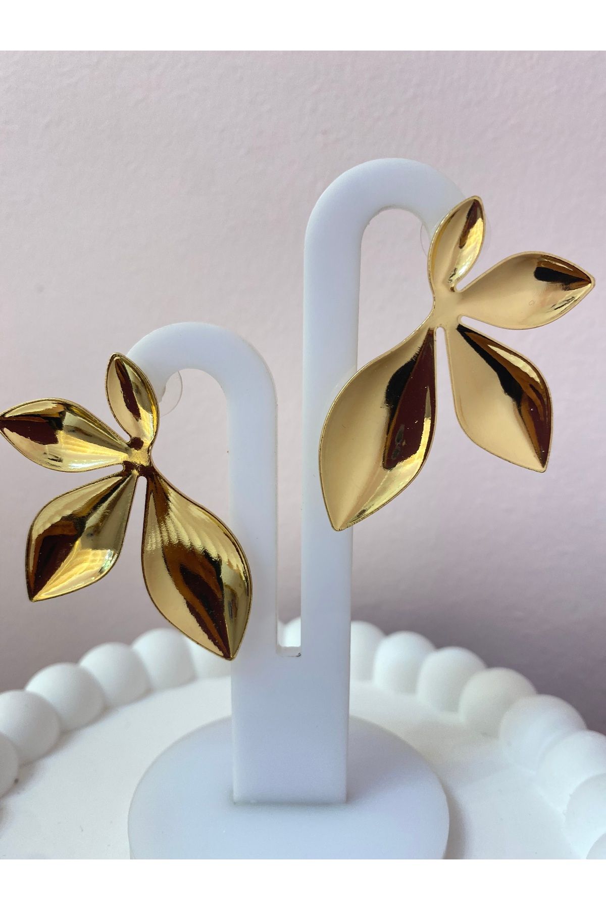 Pretty Çelik küpe(14K kaplama)