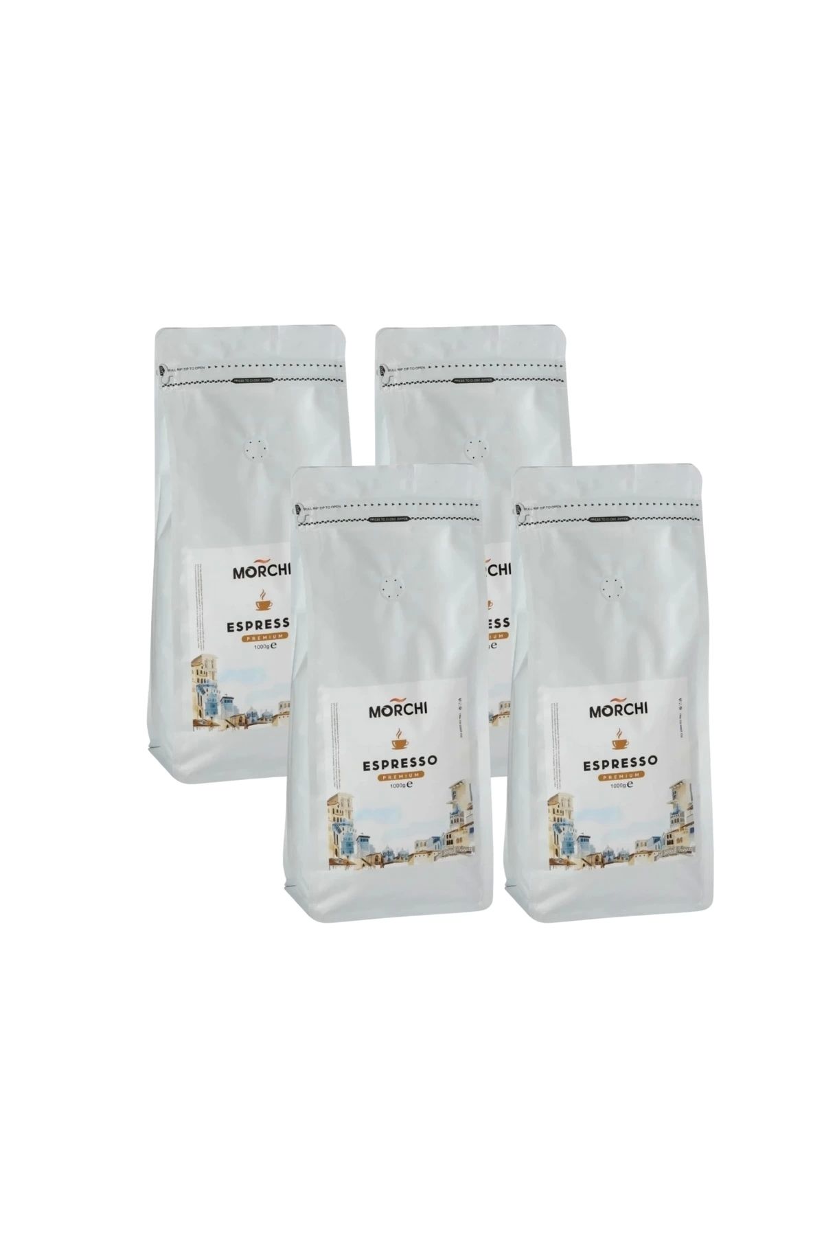 MORCHI Espresso Çekirdek Premıum 1000 gr 4 Adet