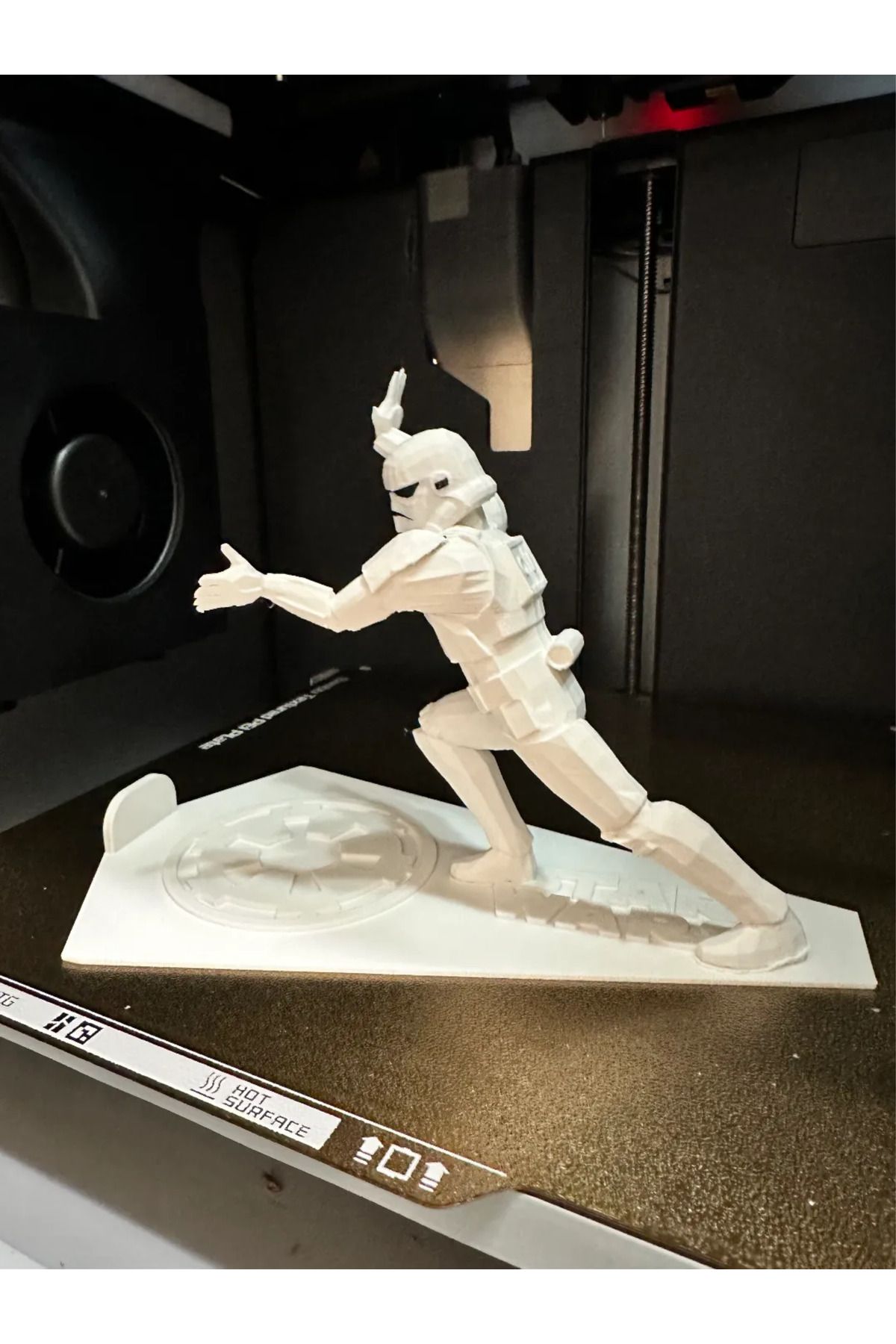 3D Printer Man Star Wars Masa Üstü Telefon Tutucu Stand Stormtropper Temalı