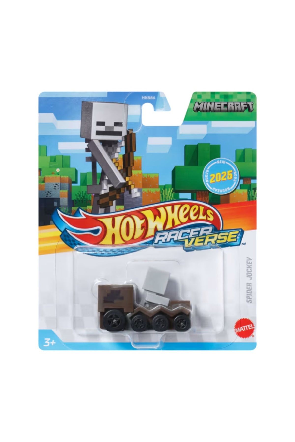HOT WHEELS RacerVerse Minecraft Spider Jockey HRT38