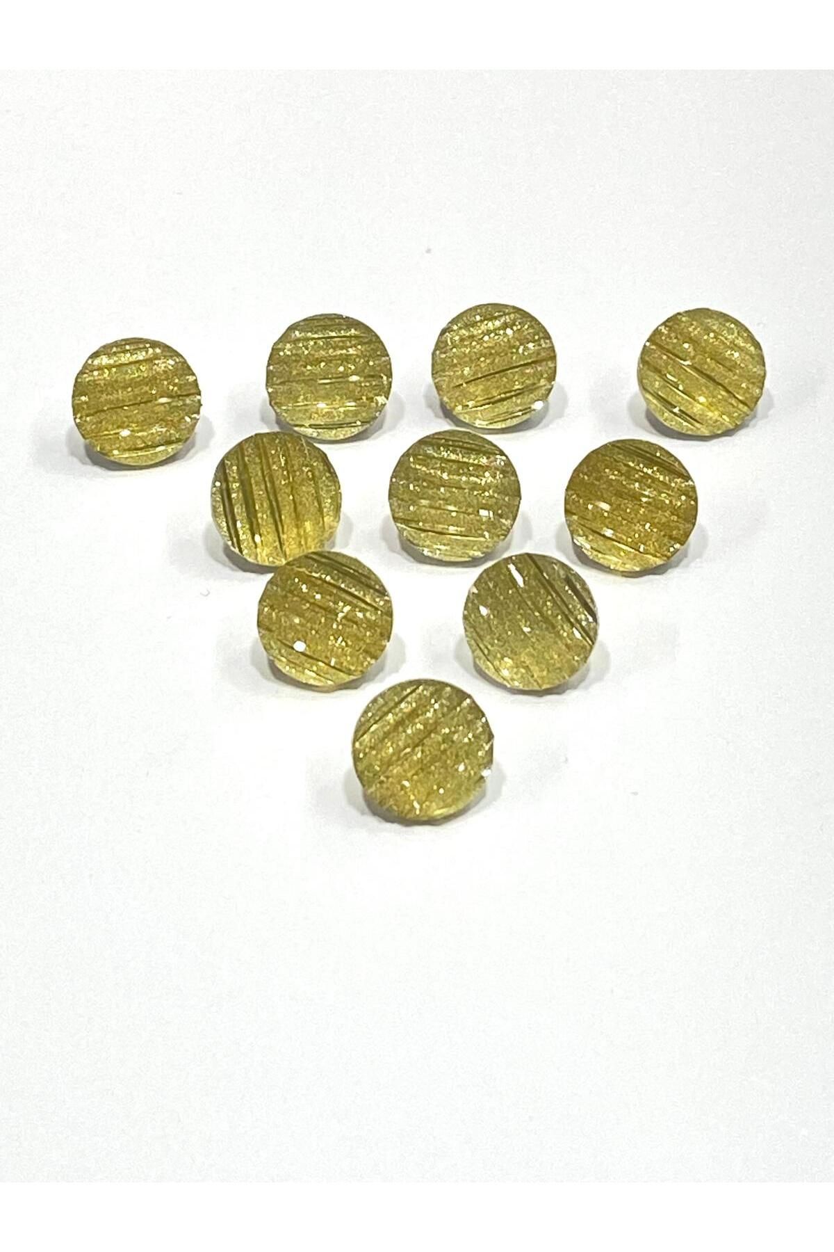 karantuhafiye Bluz Düğmesi / Plastik Taşlı Düğme / 2914 / 10 Adet / Model 3